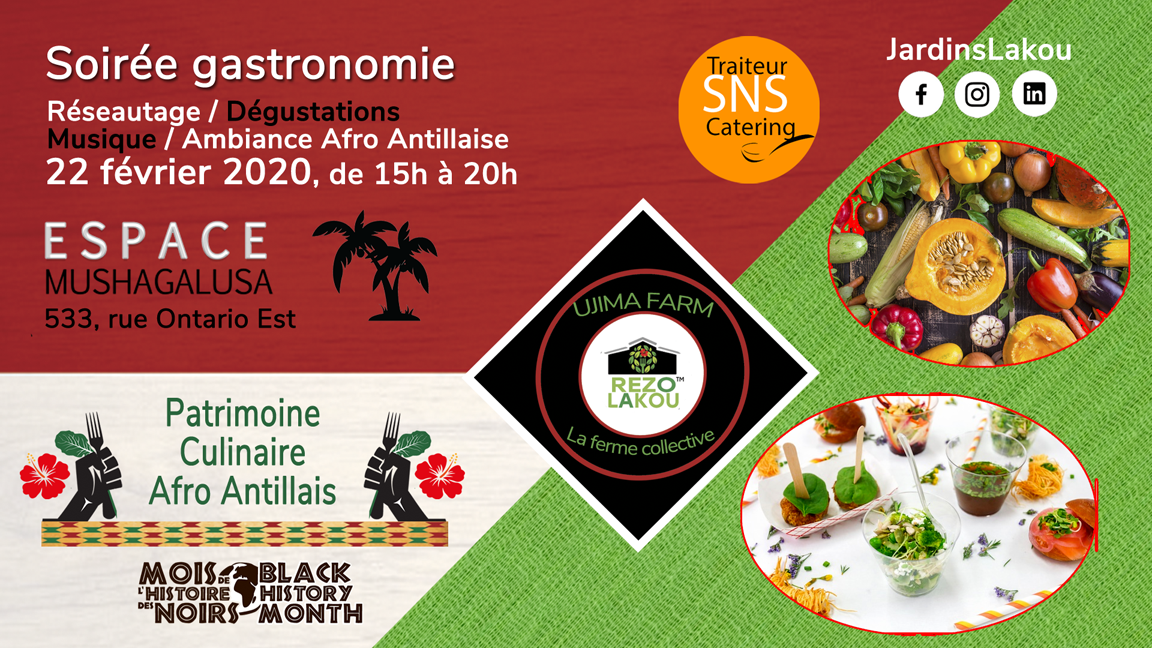 Soirée gastronomie - Patrimoine culinaire afro-antillais