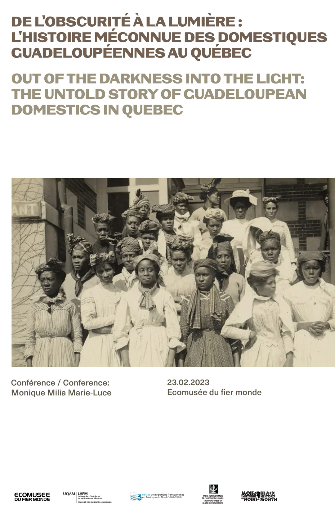 De l'obscurité à la lumière : l'histoire méconnue des domestiques guadeloupéennes au Québec