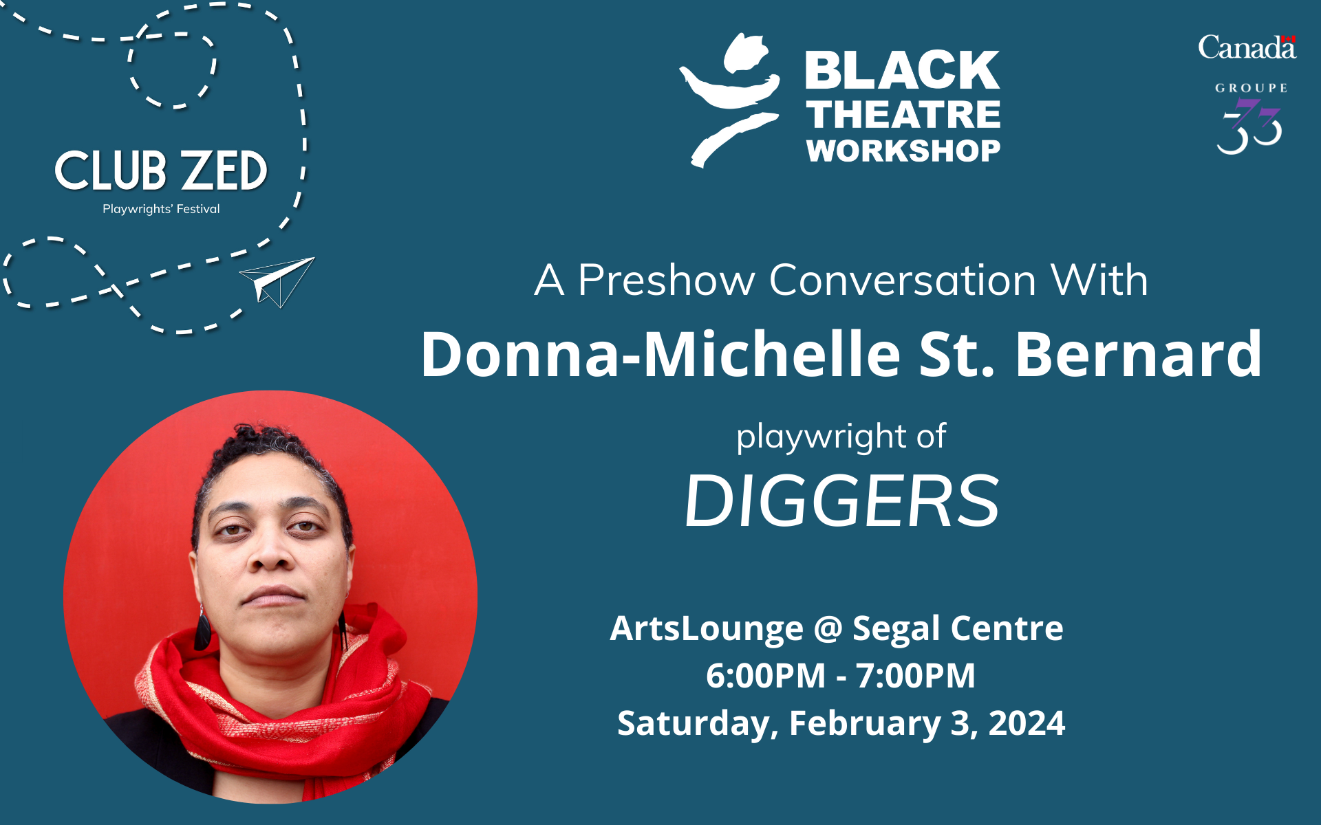 DIGGERS Preshow Conversation With Donna-Michelle St. Bernard - Black Theatre Workshop